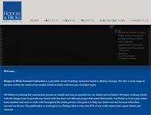 Tablet Screenshot of hodgesandhicks.com